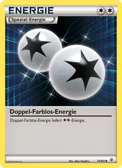 Doppel-Farblos-Energie, Karte 74 aus Generationen