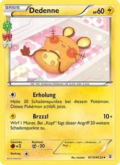 Dedenne, Karte RC10 aus Generationen