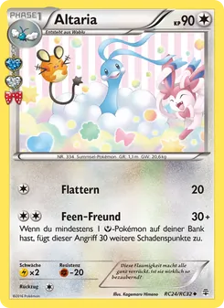 Altaria, Karte RC24 aus Generationen