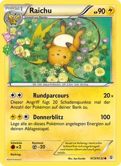 Raichu, Karte RC9 aus Generationen