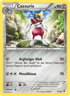 Caesurio, Karte 20 aus Willkommen in Kalos