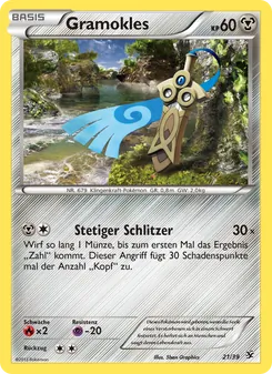 Gramokles, Karte 21 aus Willkommen in Kalos