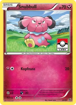 Snubbull, Karte 22 aus Willkommen in Kalos