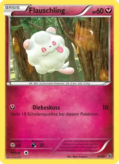 Flauschling, Karte 24 aus Willkommen in Kalos