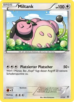 Miltank, Karte 27 aus Willkommen in Kalos