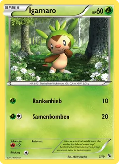 Igamaro, Karte 3 aus Willkommen in Kalos