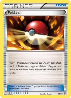 Pokéball, Karte 35 aus Willkommen in Kalos