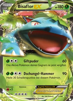 Bisaflor EX, Karte 1 aus XY