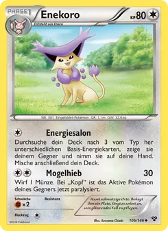 Enekoro, Karte 105 aus XY