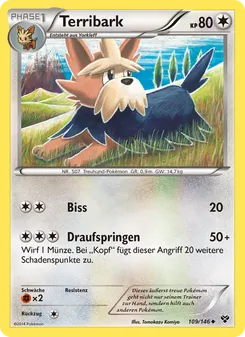Terribark, Karte 109 aus XY
