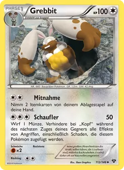 Grebbit, Karte 112 aus XY