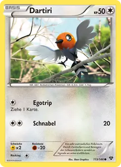 Dartiri, Karte 113 aus XY