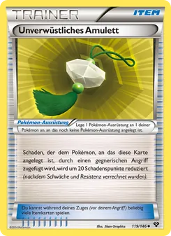 Unverwüstliches Amulett, Karte 119 aus XY