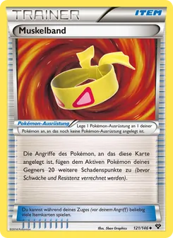 Muskelband, Karte 121 aus XY