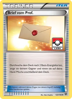 Brief vom Prof., Karte 123 aus XY