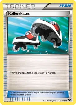 Rollerskates, Karte 125 aus XY