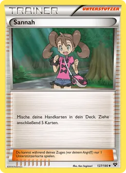Sannah, Karte 127 aus XY