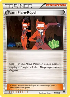 Team Flare-Rüpel, Karte 129 aus XY