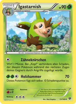 Igastarnish, Karte 13 aus XY