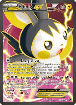 Emolga EX, Karte 143 aus XY