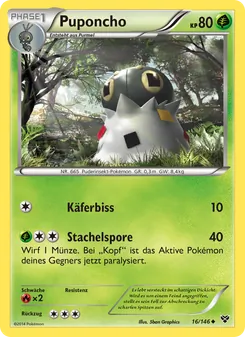 Puponcho, Karte 16 aus XY