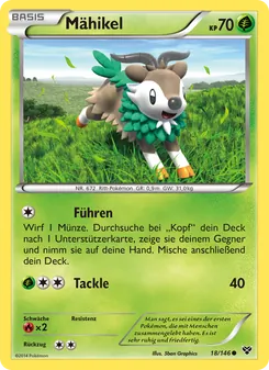 Mähikel, Karte 18 aus XY