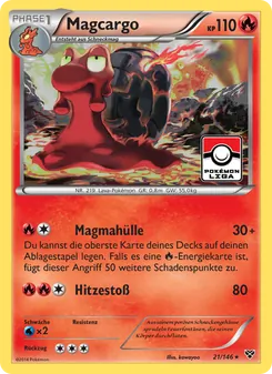 Magcargo, Karte 21 aus XY