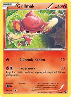 Grillmak, Karte 22 aus XY