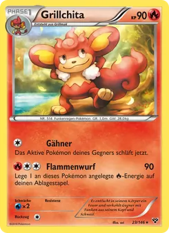 Grillchita, Karte 23 aus XY