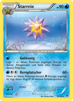 Starmie, Karte 34 aus XY