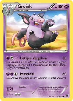 Groink, Karte 50 aus XY