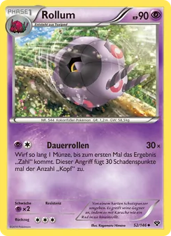 Rollum, Karte 52 aus XY