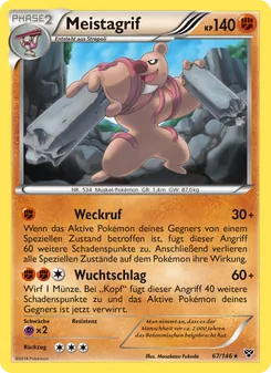 Meistagrif, Karte 67 aus XY