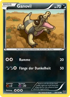 Ganovil, Karte 69 aus XY