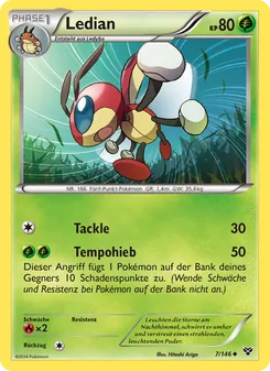Ledian, Karte 7 aus XY