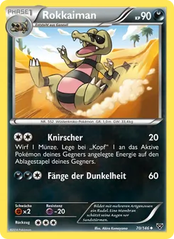 Rokkaiman, Karte 70 aus XY
