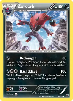 Zoroark, Karte 73 aus XY