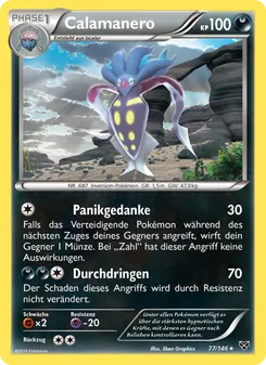 Calamanero, Karte 77 aus XY