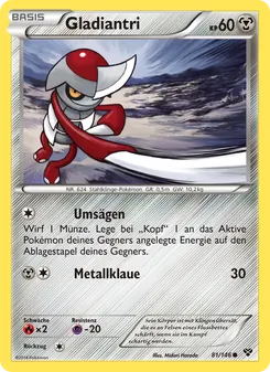 Gladiantri, Karte 81 aus XY