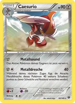 Caesurio, Karte 82 aus XY