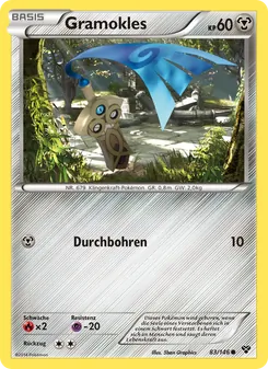 Gramokles, Karte 83 aus XY