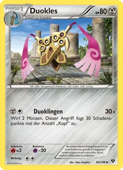 Duokles, Karte 84 aus XY