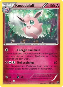 Knuddeluff, Karte 89 aus XY