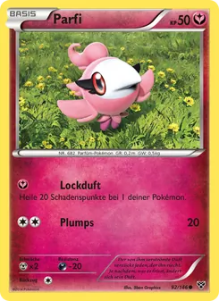 Parfi, Karte 92 aus XY