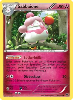 Sabbaione, Karte 95 aus XY