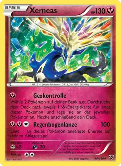 Xerneas, Karte 96 aus XY