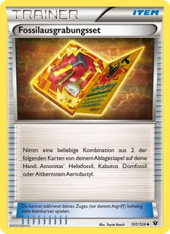 Fossilausgrabungsset, Karte 101 aus Schicksalsschmiede