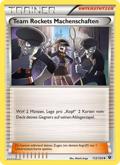 Team Rockets Machenschaften, Karte 112 aus Schicksalsschmiede