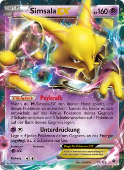 Simsala EX, Karte 25 aus Schicksalsschmiede