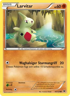 Larvitar, Karte 40 aus Schicksalsschmiede
